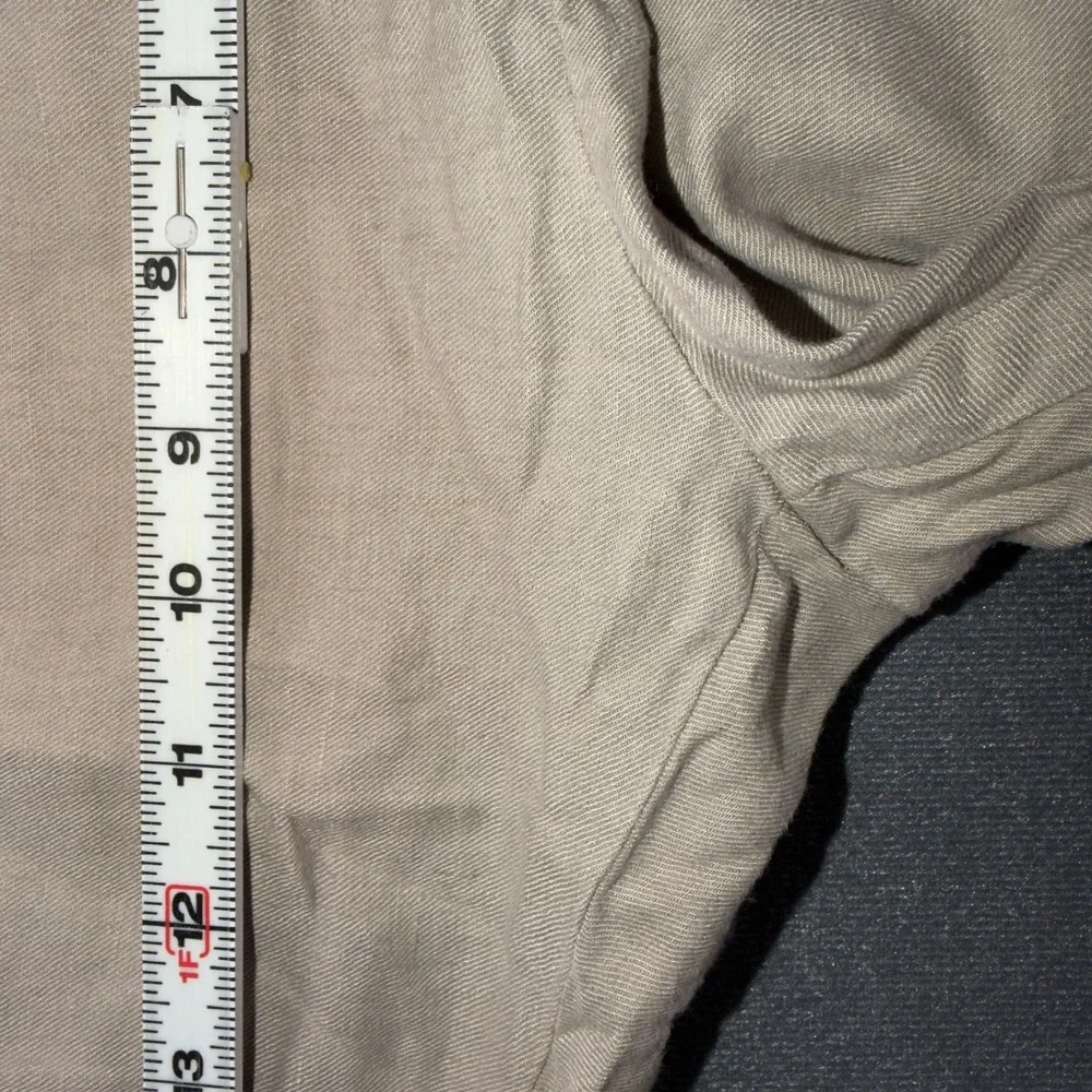 Babaton Womens Beige Linen Blend Elastic Waist Jogger Pants XS CLN1-6441-29